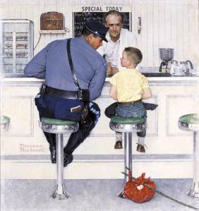 The Runaway, by Norman Rockwell
